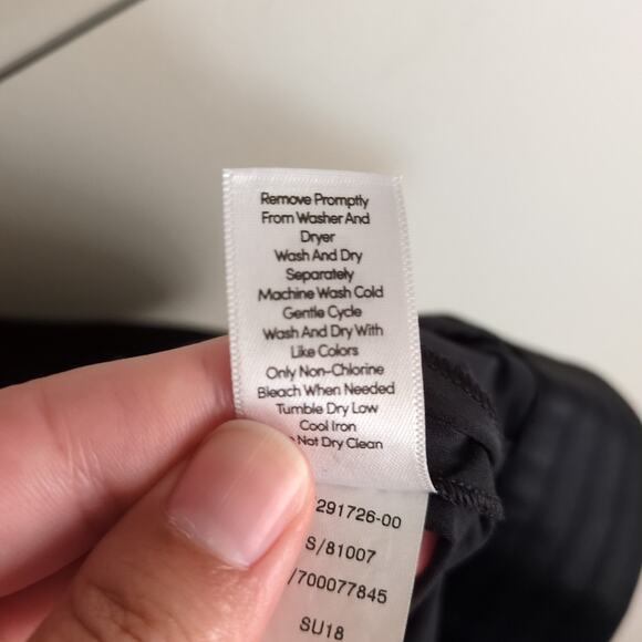 ATHLETA Black Planner Skort Golf Tennis Athleisure Side Zip Women's 10 Tall - Picture 8 of 8